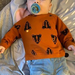 Cat & Jack badger sweatshirt